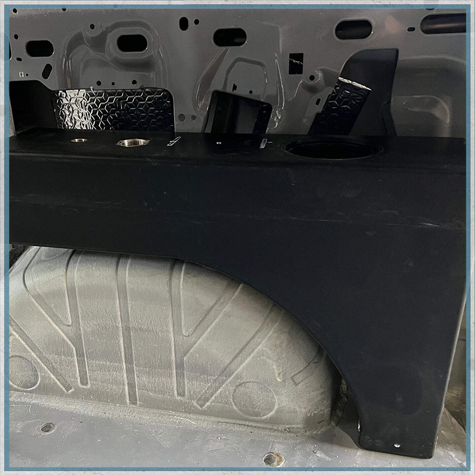 37 Litre Wheel Arch Water Tank - T7/Ford Transit Custom 2023+-Camper Interiors