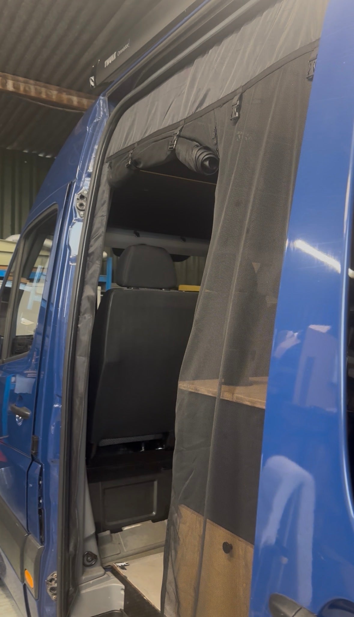 Campervan Sliding Door flyscreen for Mercedes-Benz Sprinter High Roof