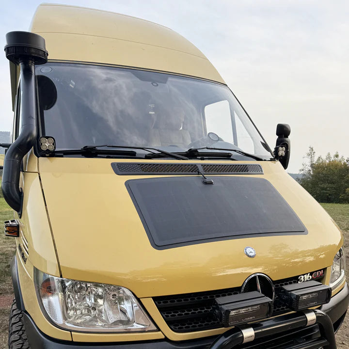 Mercedes-Benz Sprinter 1st Gen (1996-2006) Lensun 70W Hood/Bonnet Flexible Solar Panel