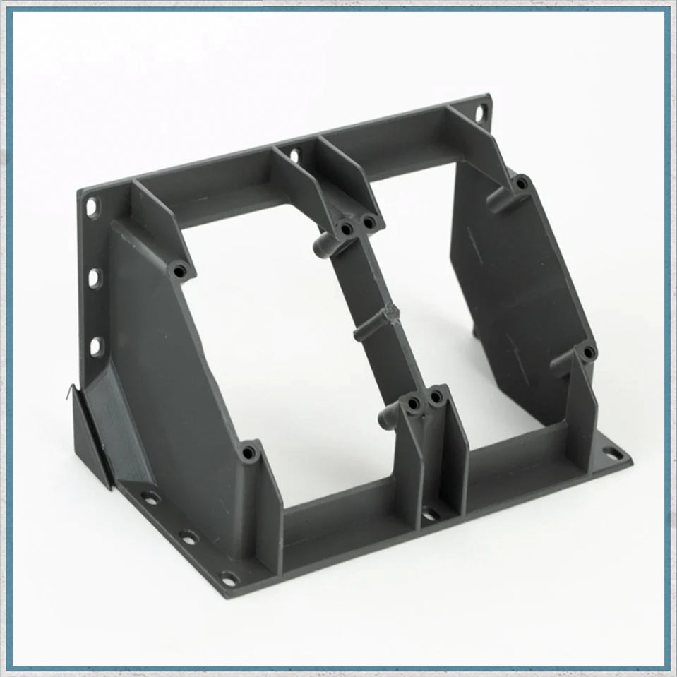 C-Line 2 Way Angled Socket Surround in Dark Grey-Camper Interiors