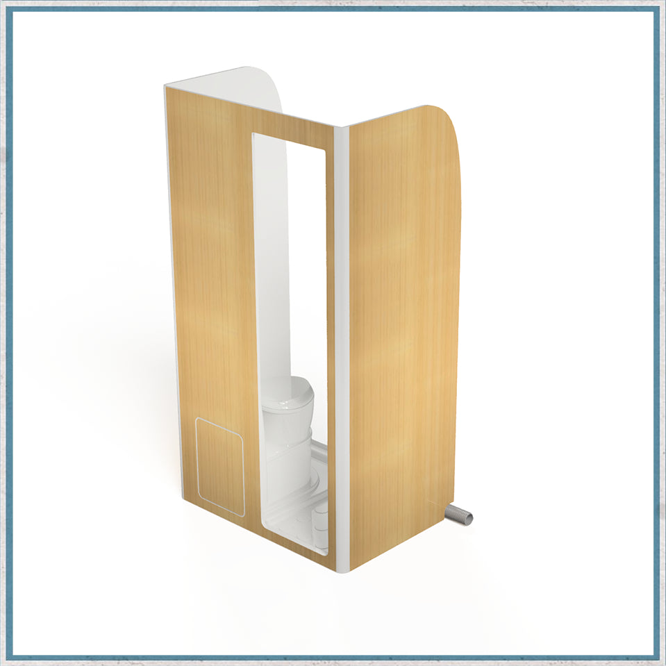 Toilet/Shower Tray With Heating Channel Optional Duck Board