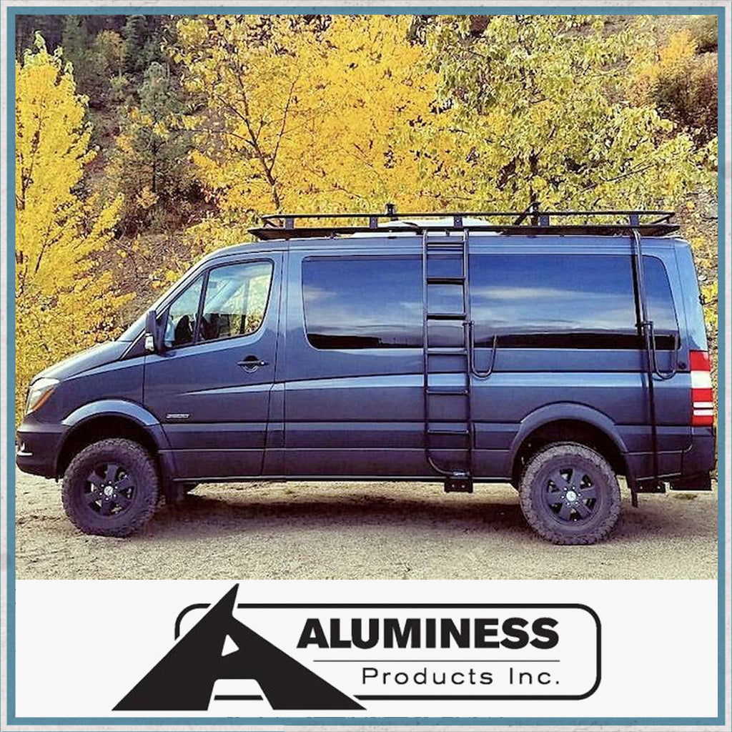 Aluminess low Roof Mercedes-Benz Sprinter, VW Crafter Roof Racks-Camper Interiors