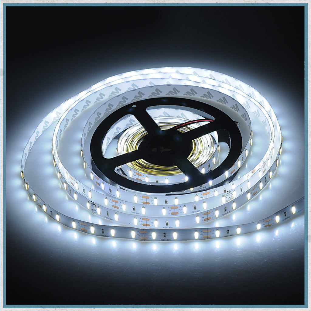 12V Cool White 5 Metre LED Lighting Strip-Camper Interiors