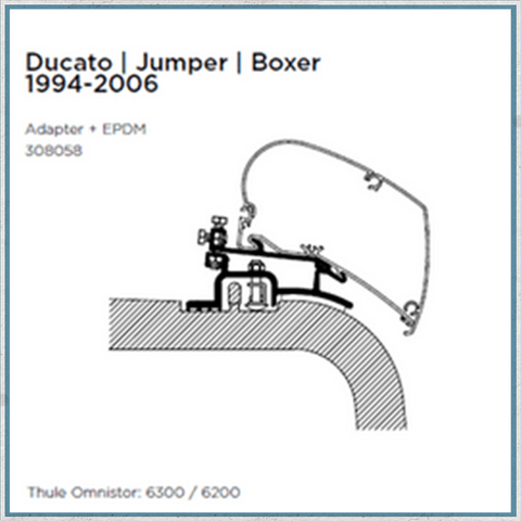 Thule Ducato Boxer 1994-2006 Awning Bracket