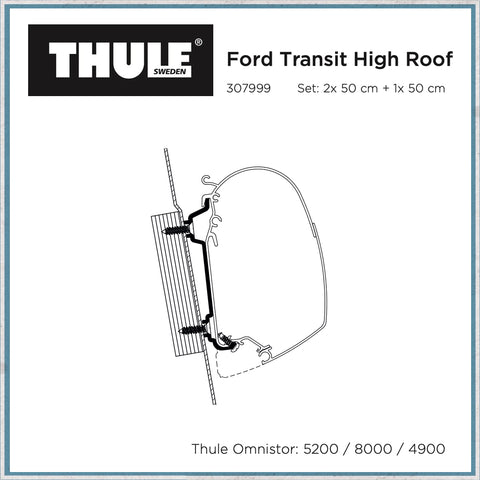 Thule Ford transit high roof awning bracket