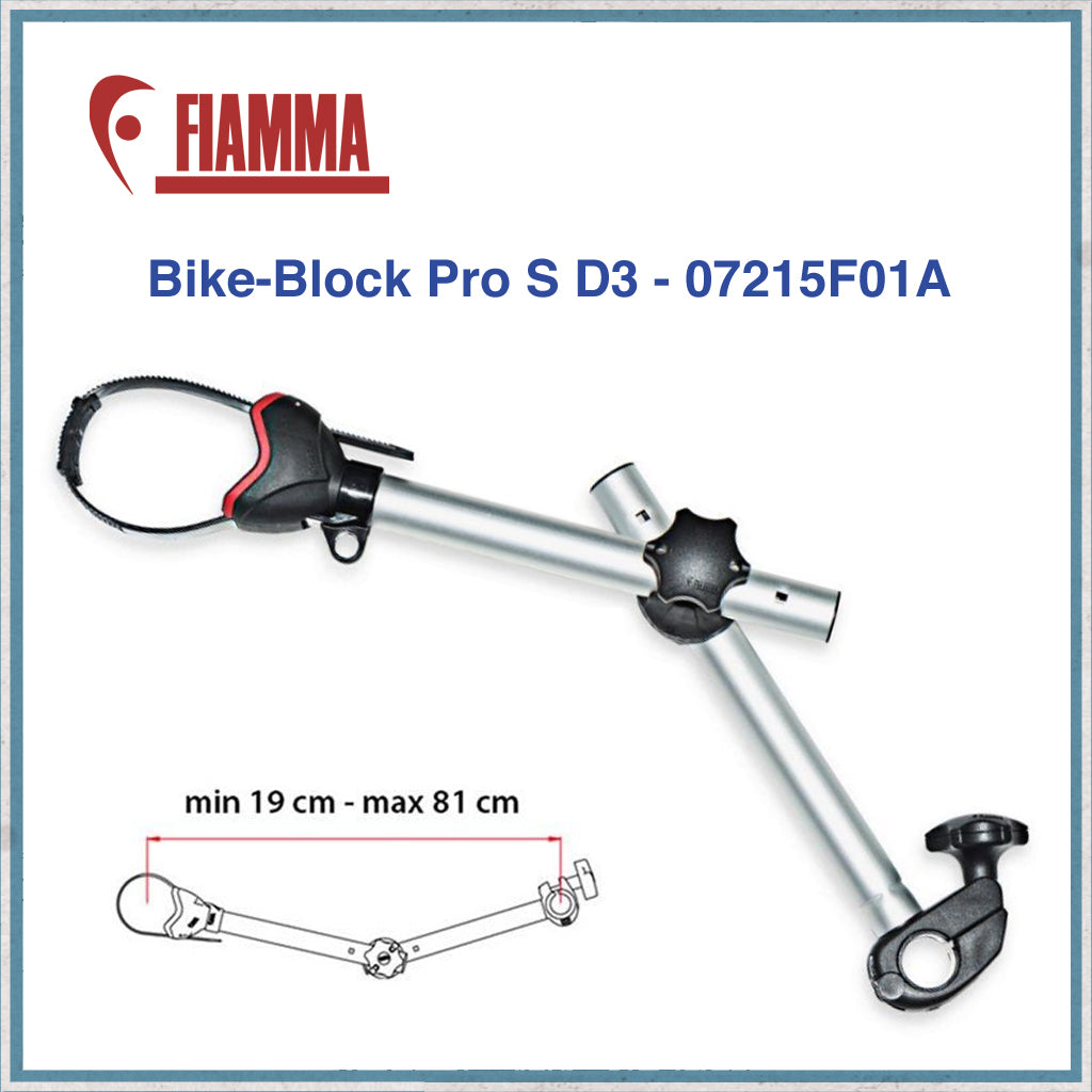 Fiamma Bike-Block Pro S D3 - 07215F01A-Camper Interiors