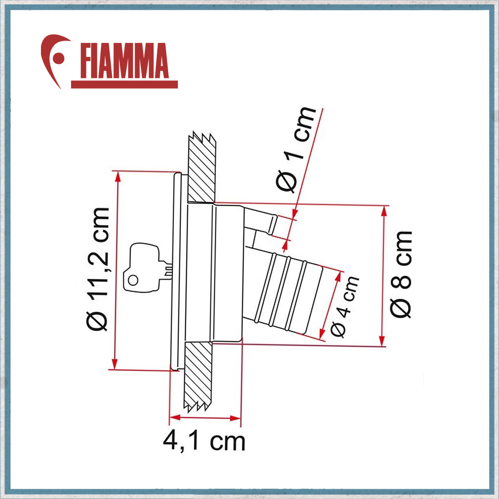 Fiamma Lockable Water Filler-Camper Interiors