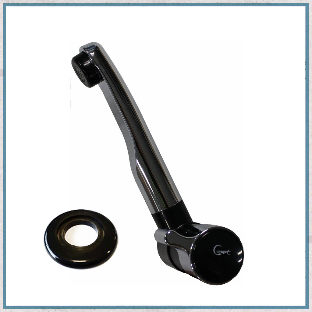 Comet London Folding Tap, black/chrome-Camper Interiors