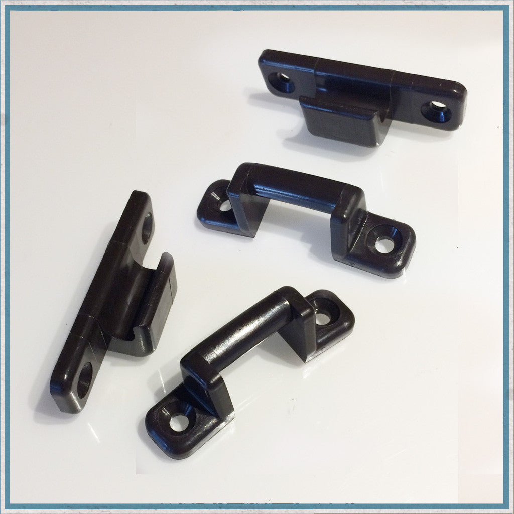 Camper Van Table Bracket Storage Kit - Black Wall-Mount Brackets & Turnbuckles For T4 T5 T6 VW, Motorhome, Caravan - Frees Up Interior Space