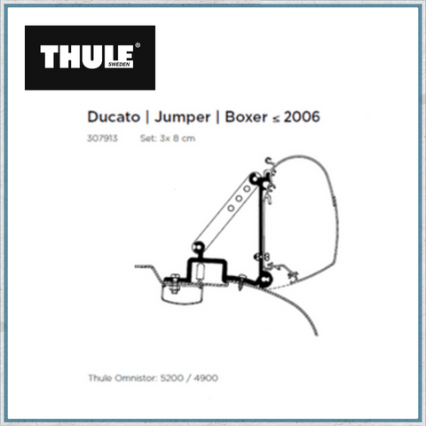 Thule Ducato/Jumper/Boxer (before 2007) Awning Bracket