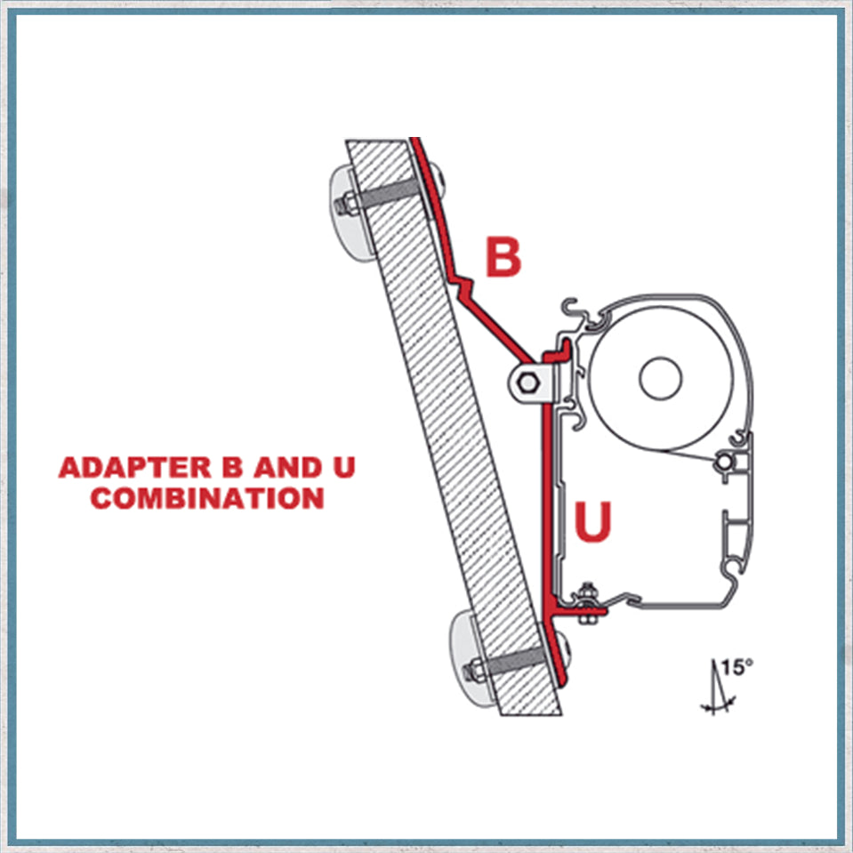 Fiamma adapters F45/F45S B/C/D/T/U-Camper Interiors