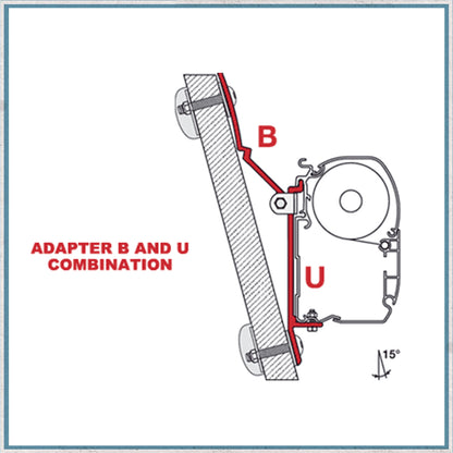 Fiamma adapters F45/F45S B/C/D/T/U-Camper Interiors