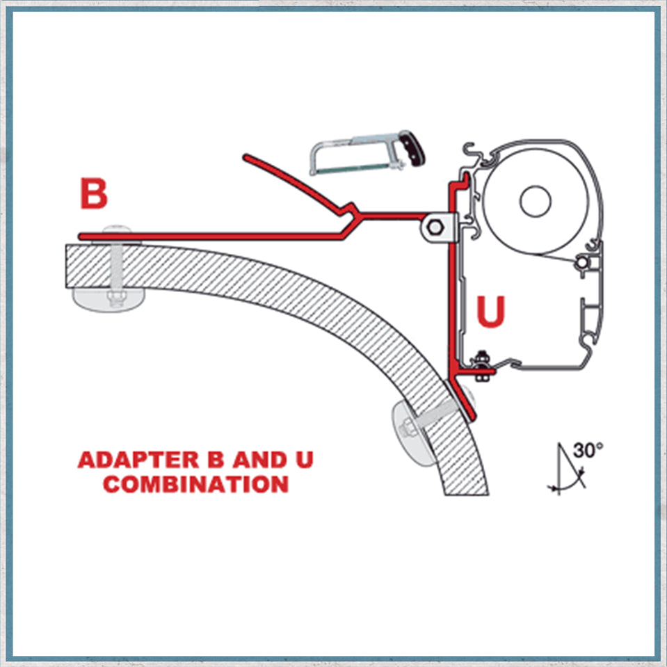 Fiamma adapters F45/F45S B/C/D/T/U-Camper Interiors