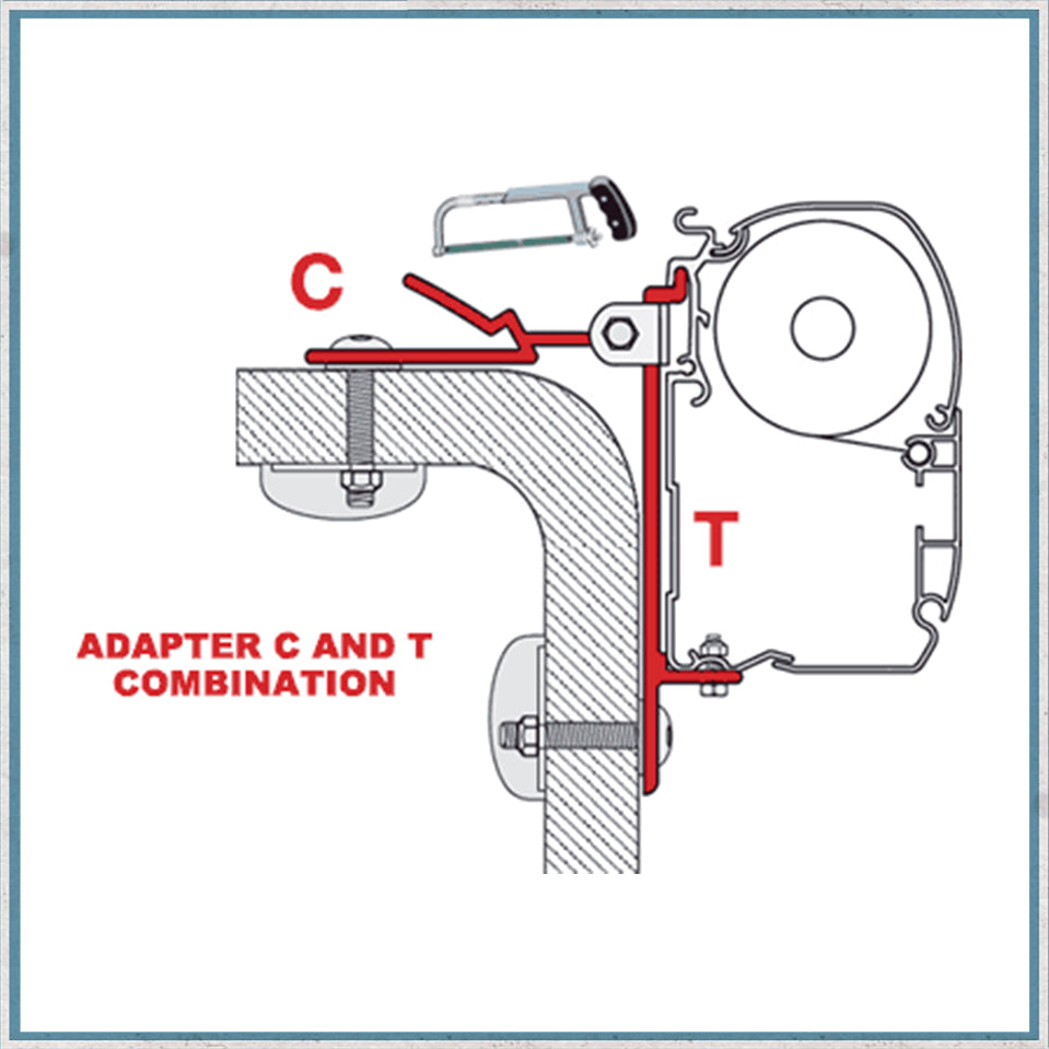 Fiamma adapters F45/F45S B/C/D/T/U-Camper Interiors