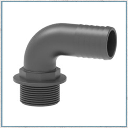 90° Hose fitting with male thread 1" to 20mm-Camper Interiors