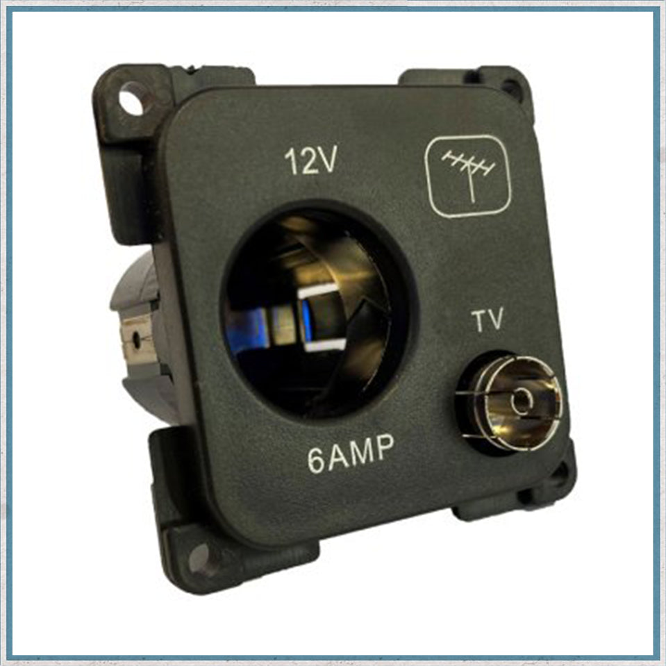 12v and TV socket-Camper Interiors