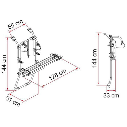 Fiamma Carry-Bike Vivaro/Trafic/Talento D (02096-74-)