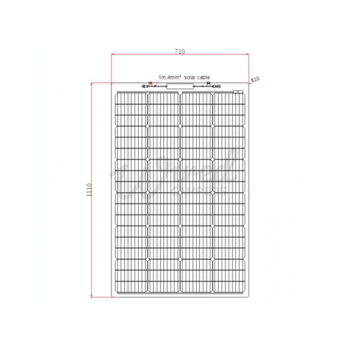Victron Energy SmartSolar 75/15 MPPT & 150W Semi Flexible Mono Solar Panel Camper Van Kit
