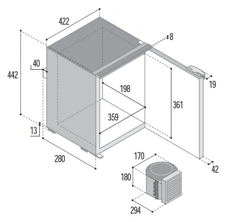 25 Litre Vitrifrigo -Camper Interiors