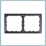 Mains Electric Parts - Double GREY Socket Surround