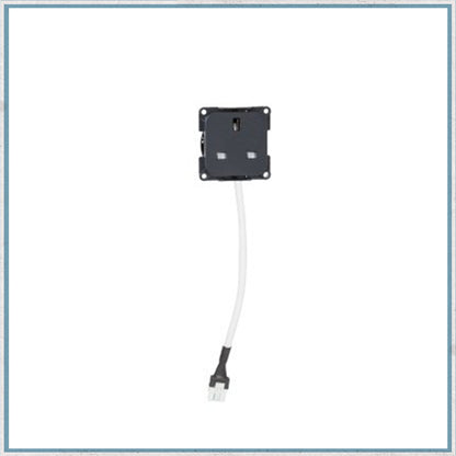 Grey integrated C-Line 230V prewired socket-Camper Interiors