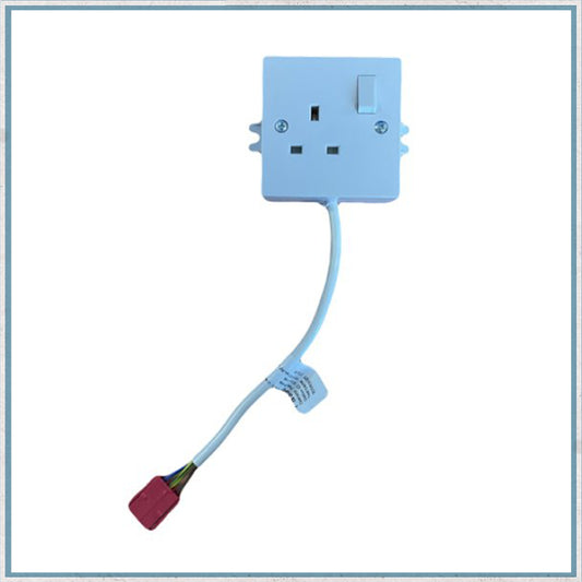 Prewired switched / un-switched white sockets-Camper Interiors
