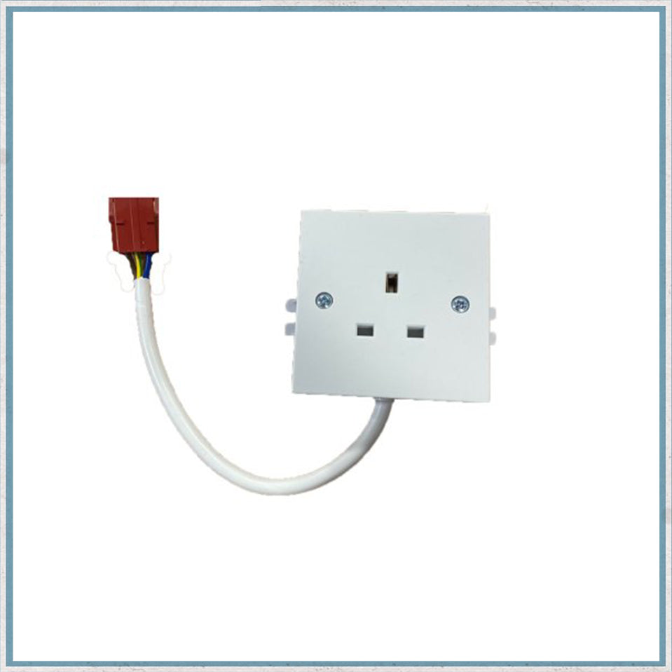 Prewired switched / un-switched white sockets-Camper Interiors