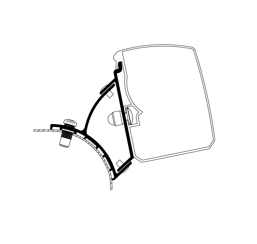 Thule Adapters for Thule 3200-Camper Interiors