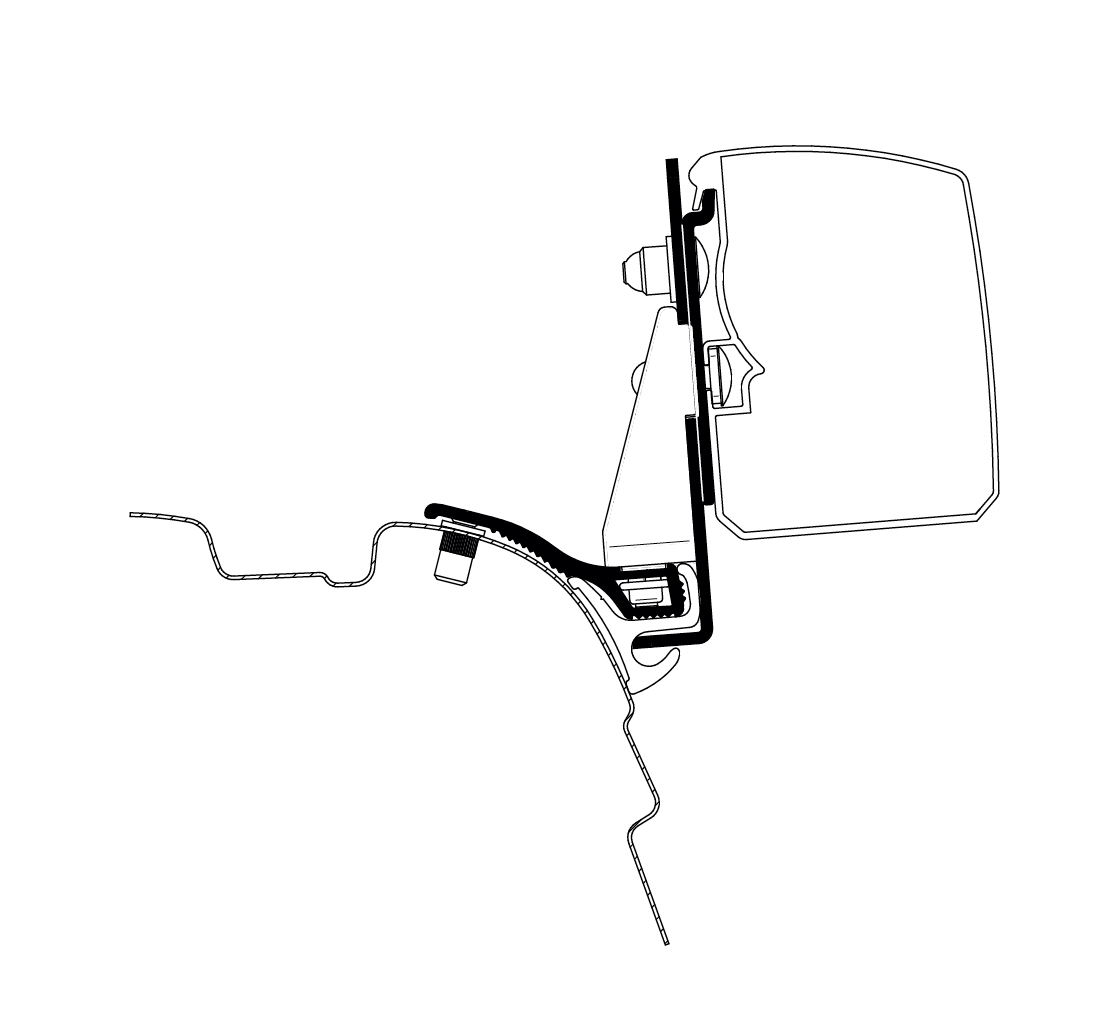 Thule Adapters for Thule 3200-Camper Interiors