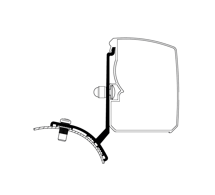 Thule Adapters for Thule 3200-Camper Interiors