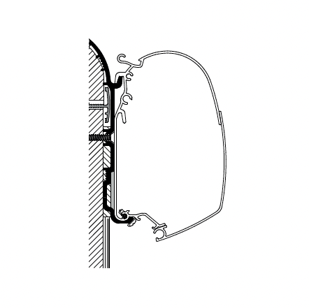 Thule Adapters for Wall Mounting - Manufacturer Specific-Camper Interiors