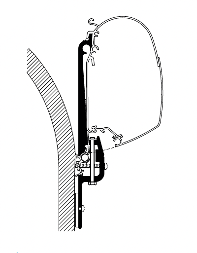 Thule Adapters for Wall Mounting - Manufacturer Specific-Camper Interiors