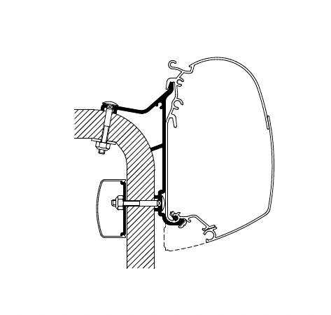 Thule Adapters for Wall Mounting - Manufacturer Specific-Camper Interiors