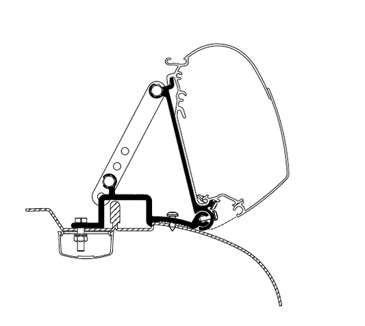 Thule Adapters for Wall Mounting - Van-Camper Interiors