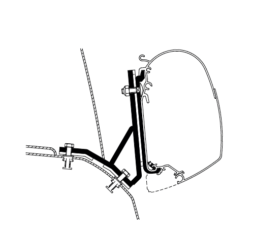 Thule Adapters for Wall Mounting - Van-Camper Interiors