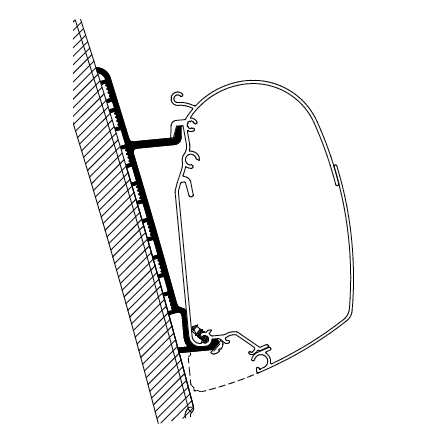 Thule Adapters for Wall Mounting - Van-Camper Interiors