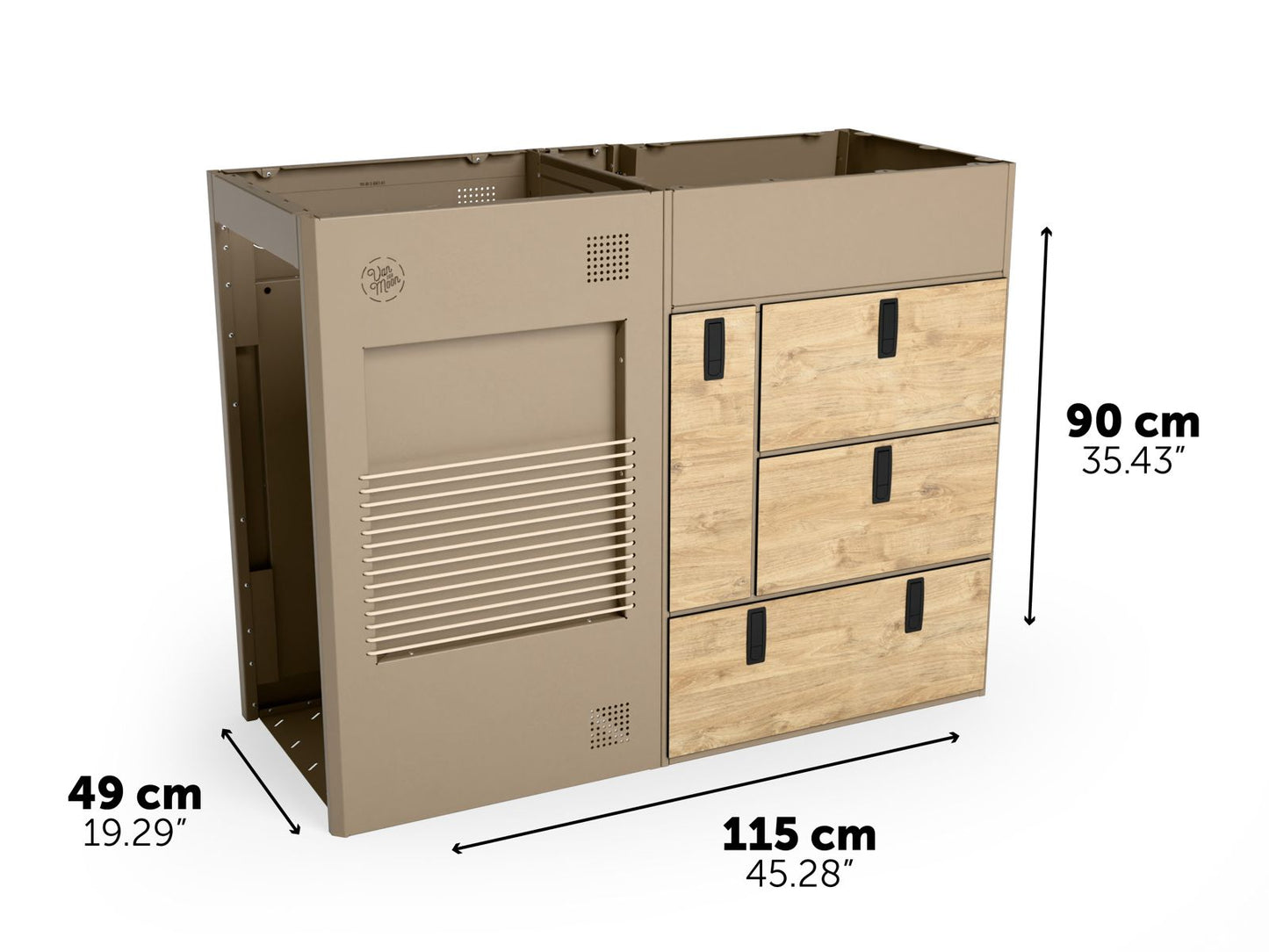 Vandermoon Moon Kitchen - UK Solid Model 2
