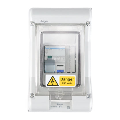 10A RCBO (C) in Enclosure