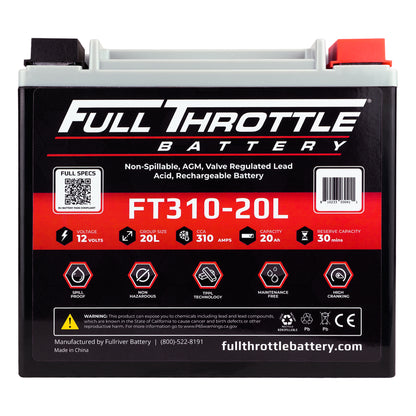 Full Throttle TPPL Battery FT310-20L