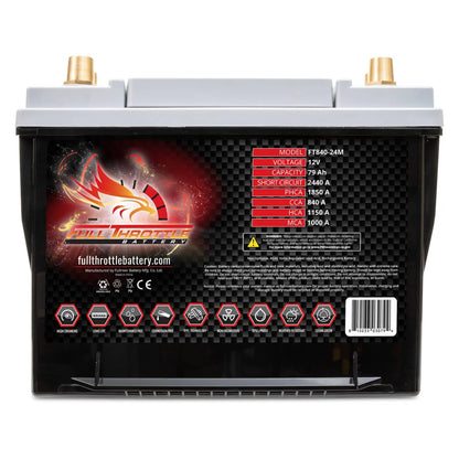 Full Throttle TPPL Battery FT840-24M