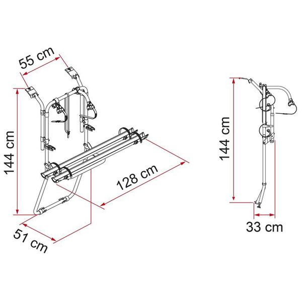 Fiamma Carry-Bike Vivaro/Trafic/Talento D (02096-74-)