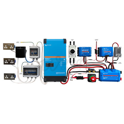 Victron Energy 3000VA 24V Off Grid Mains Kit With Orion & SmartSolar - Multiplus-II 24/3000/70
