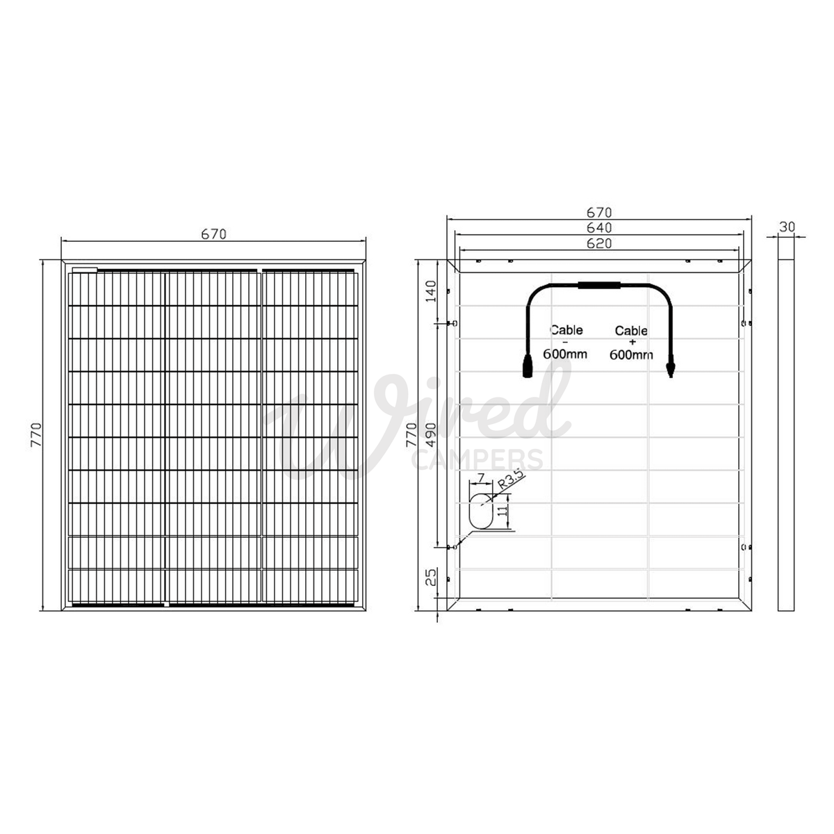 Victron Energy SmartSolar 75/10 MPPT & 100W Bi-Facial Mono Solar Panel Camper Van Kit