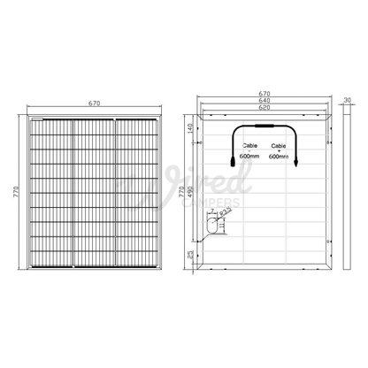 Victron Energy SmartSolar 75/10 MPPT & 100W Bi-Facial Mono Solar Panel Camper Van Kit