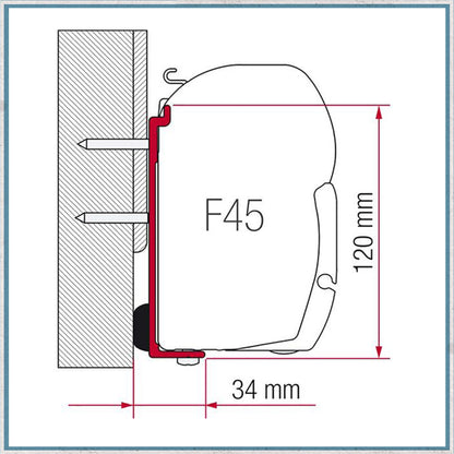 Fiamma F45 Adapter Kits for Motorhomes (Various options available for different vehicles)-Camper Interiors