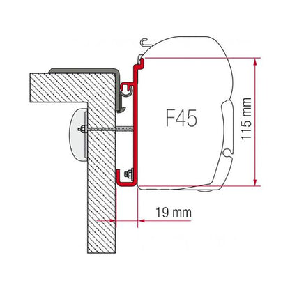 Fiamma F45 Adapter Kits for Motorhomes (Various options available for different vehicles)-Camper Interiors