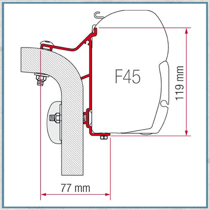 Fiamma F45 Adapter Kits for Motorhomes (Various options available for different vehicles)-Camper Interiors