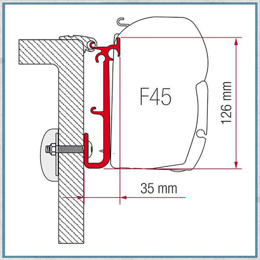 Fiamma adapter kit for Caravan F45 Awning-Camper Interiors