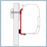 Exterior Parts Product Type - Fiamma F45 Adapter Kits For Motorhomes (Various Options Available For Different Vehicles)