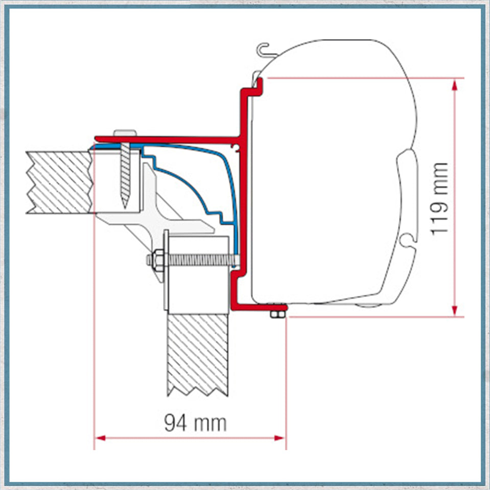 Fiamma F45 Adapter Kits for Motorhomes (Various options available for different vehicles)-Camper Interiors